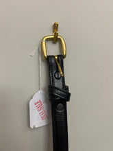 Load image into Gallery viewer, Tory Black Leather Belt 30
