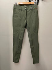 B. Vertigo Green Full Seat Breeches 24