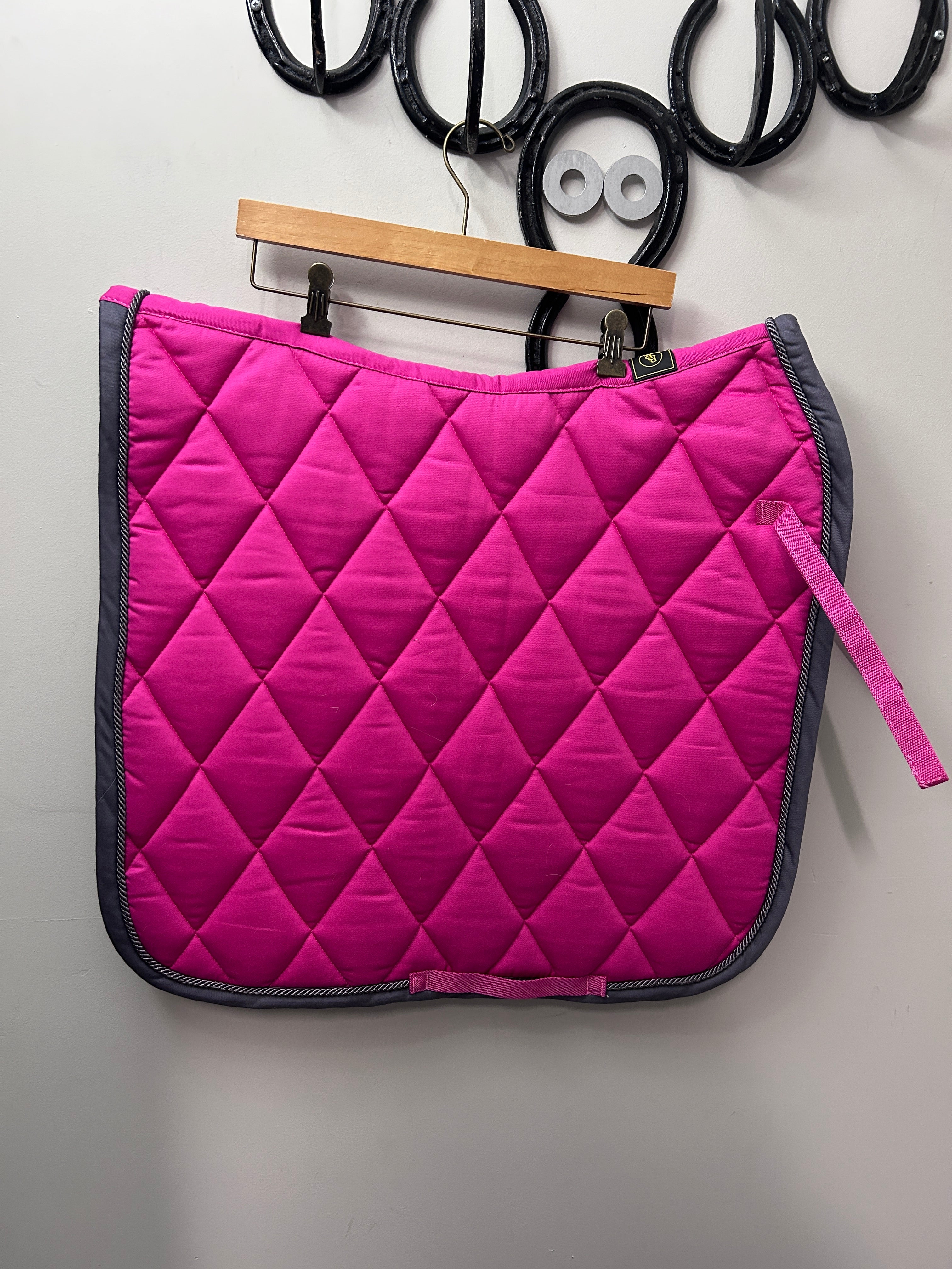 BR Bright Pink Dressage Saddle Pad