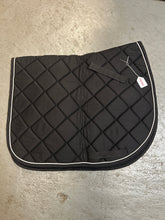 Load image into Gallery viewer, Roma Black English Saddle Pad
