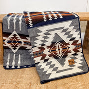 Wylde Brigade - Mica Aztec Reversible Blanket: Throw-Wylde Brigade-Evolution Equestrian Co.