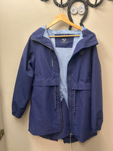 Load image into Gallery viewer, Shires Aubrion Blue Rain Jacket Medium
