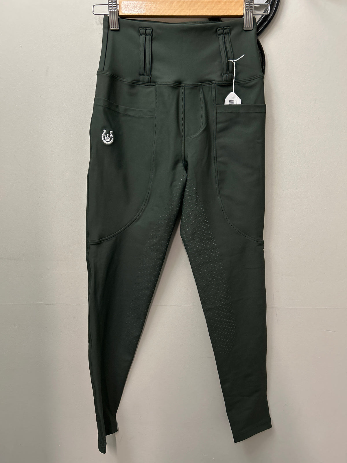 Leveza Serenata Riding Tights Green Small