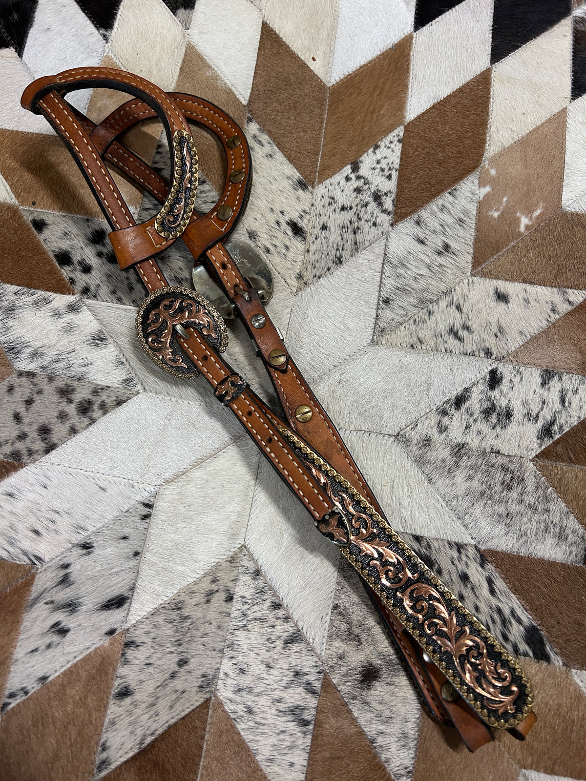 Dale Chevaz Western Show Headstall