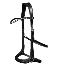 Load image into Gallery viewer, Waldhausen X-Line Bitless Bridle Sensation Black Cob
