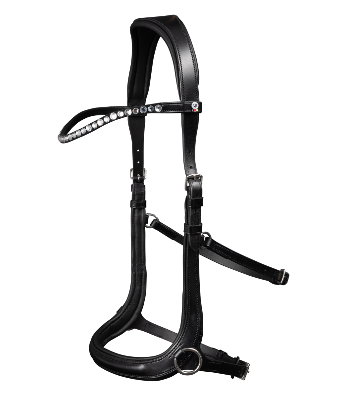 Waldhausen X-Line Bitless Bridle Sensation Black Cob
