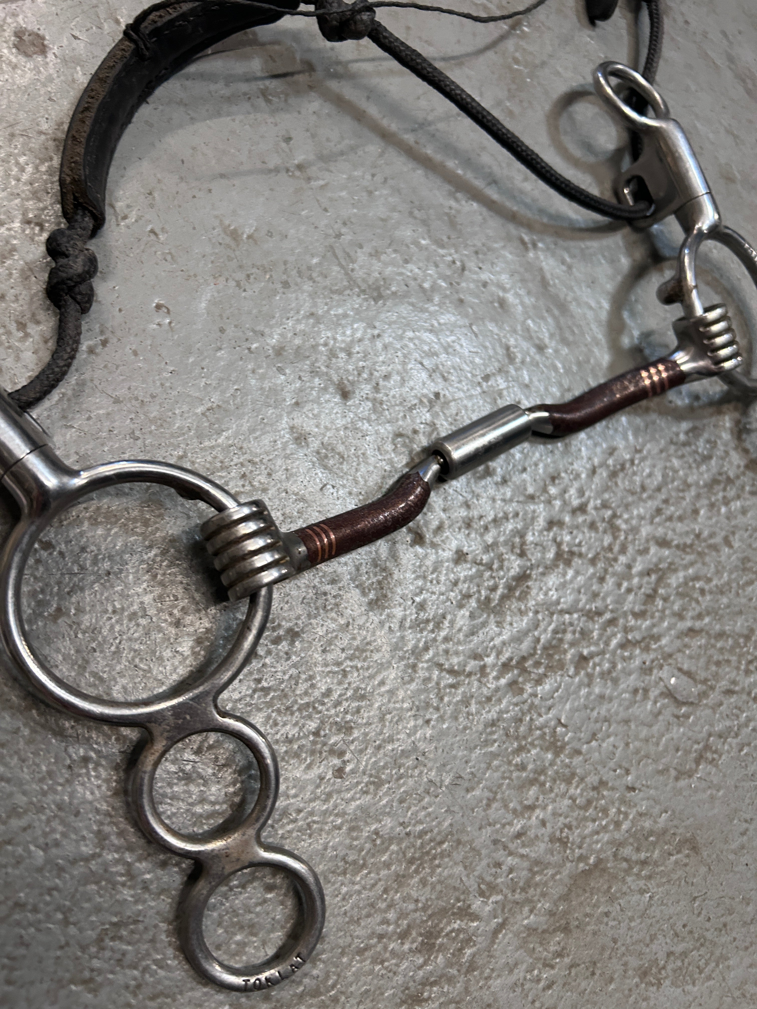 Myler 3-Ring Combination Bit with Mullen with Low Ported Barrel 5-3/4"