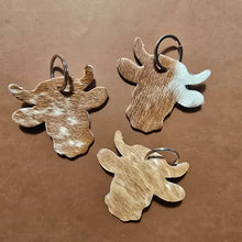 Load image into Gallery viewer, Ranchers Closet Handmade Cow Head Keychain
