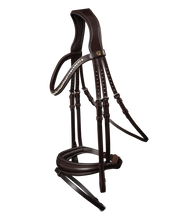 Load image into Gallery viewer, Waldhausen S-Line Essential Bridle Brown Cob
