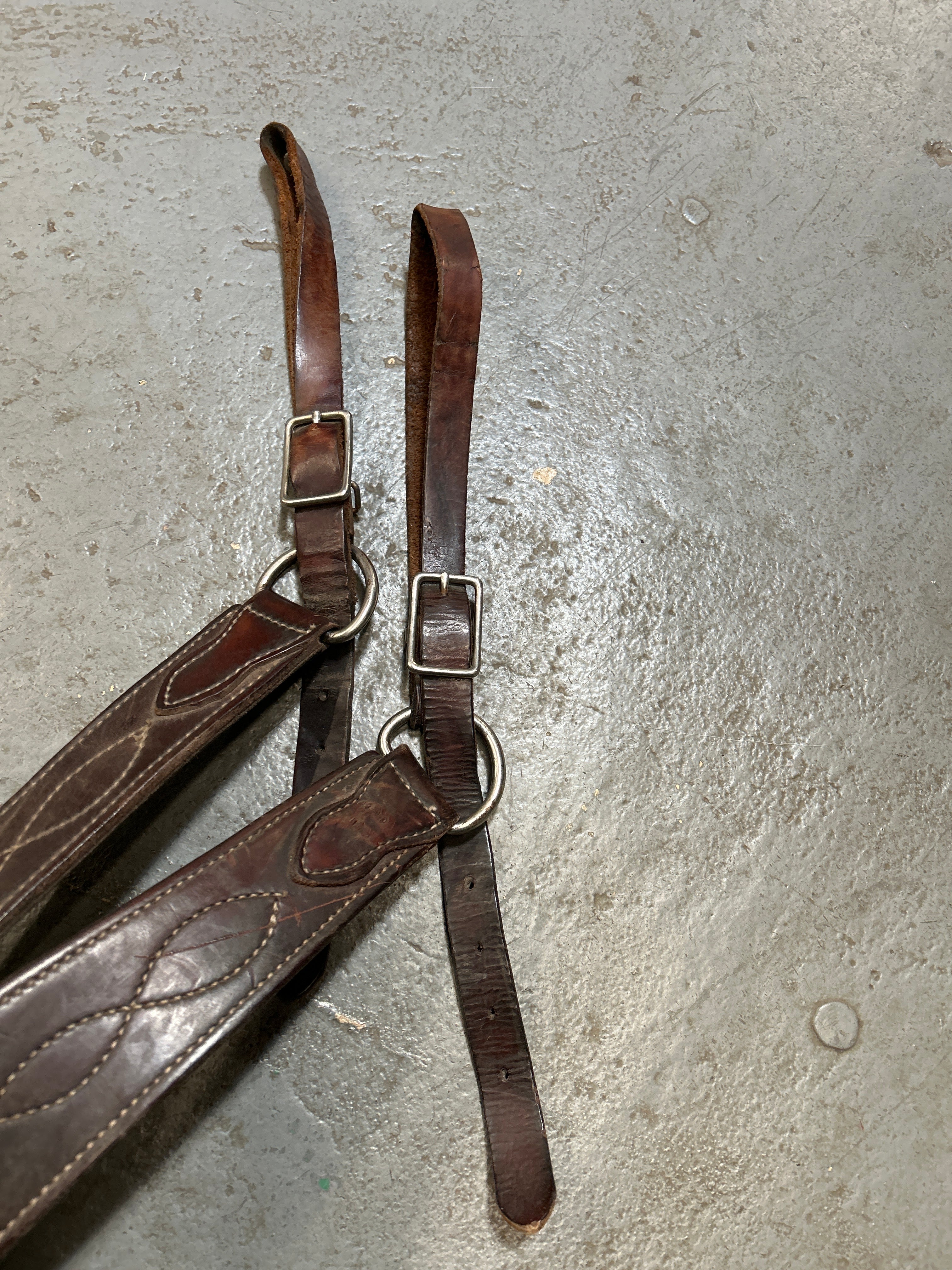 Roper Breast Collar Dark Brown-Western Tack-Consignment-Evolution Equestrian Co.