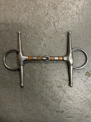 Copper Roller Full Cheek Snaffle 5.25"
