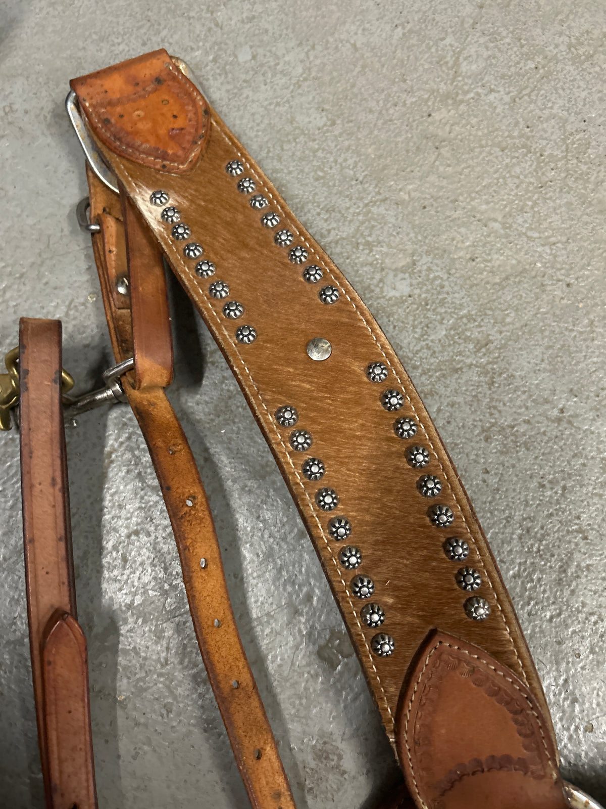 Cowhide Western Breastplate