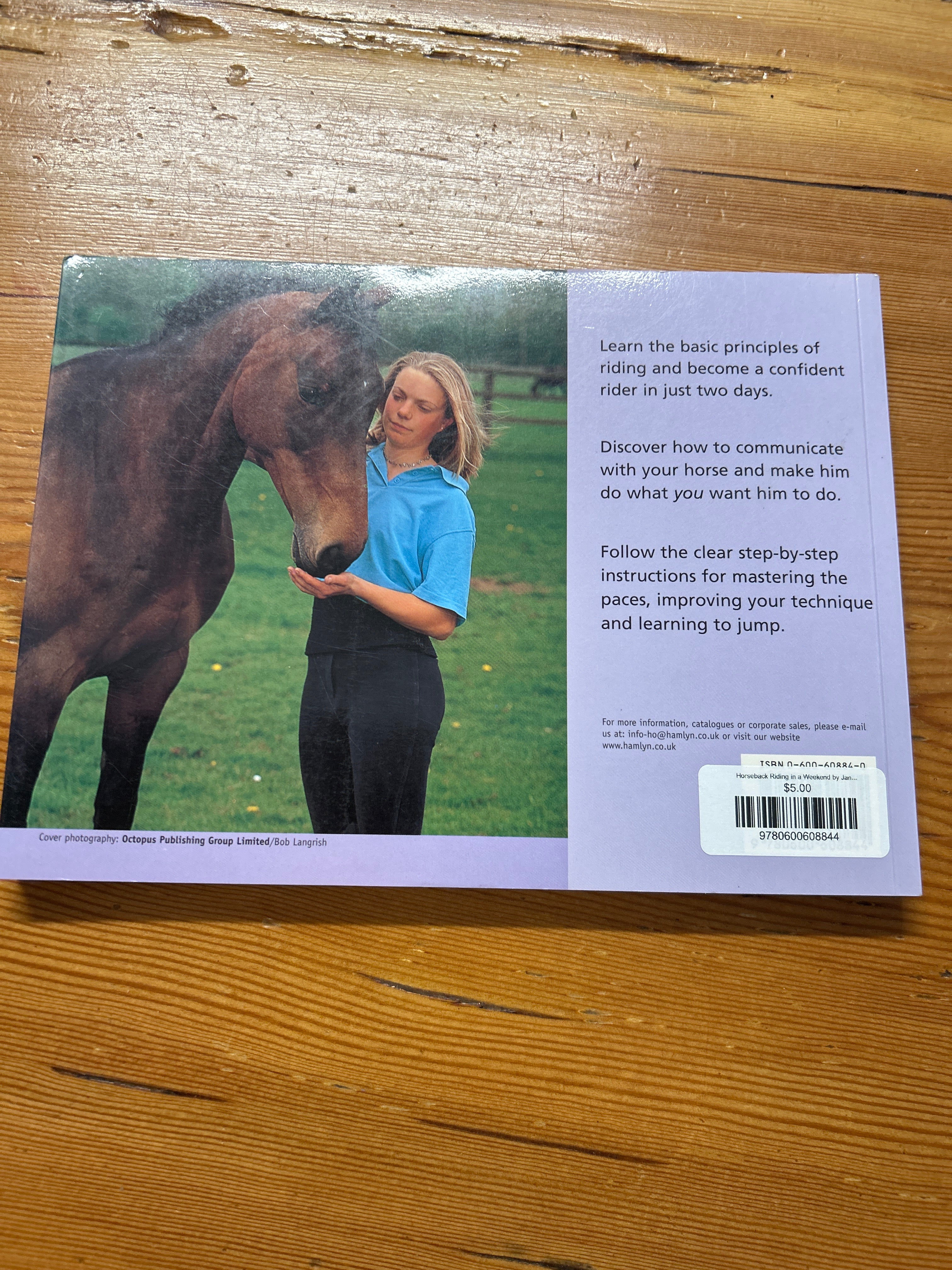 Horseback Riding in a Weekend by Jane Holderness-Roddam