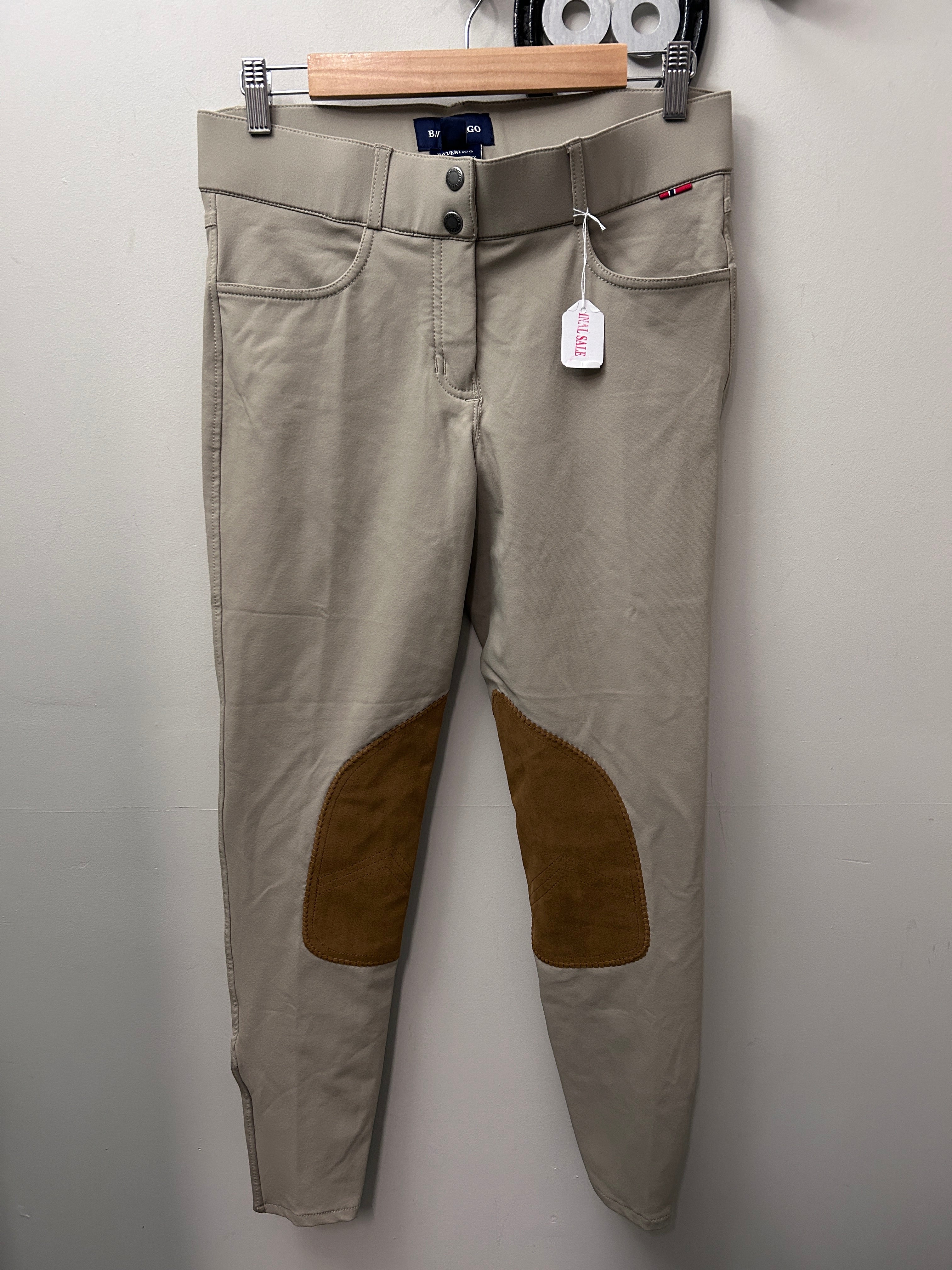 B Vertigo Kimberley Show Knee Patch Breeches 28