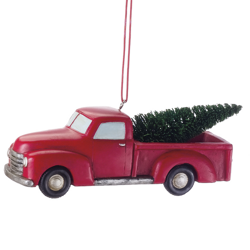 A Little Red Truck with a Christmas Tree Ornament-Christmas-Can Pro Equestrian Supply-Evolution Equestrian Co.