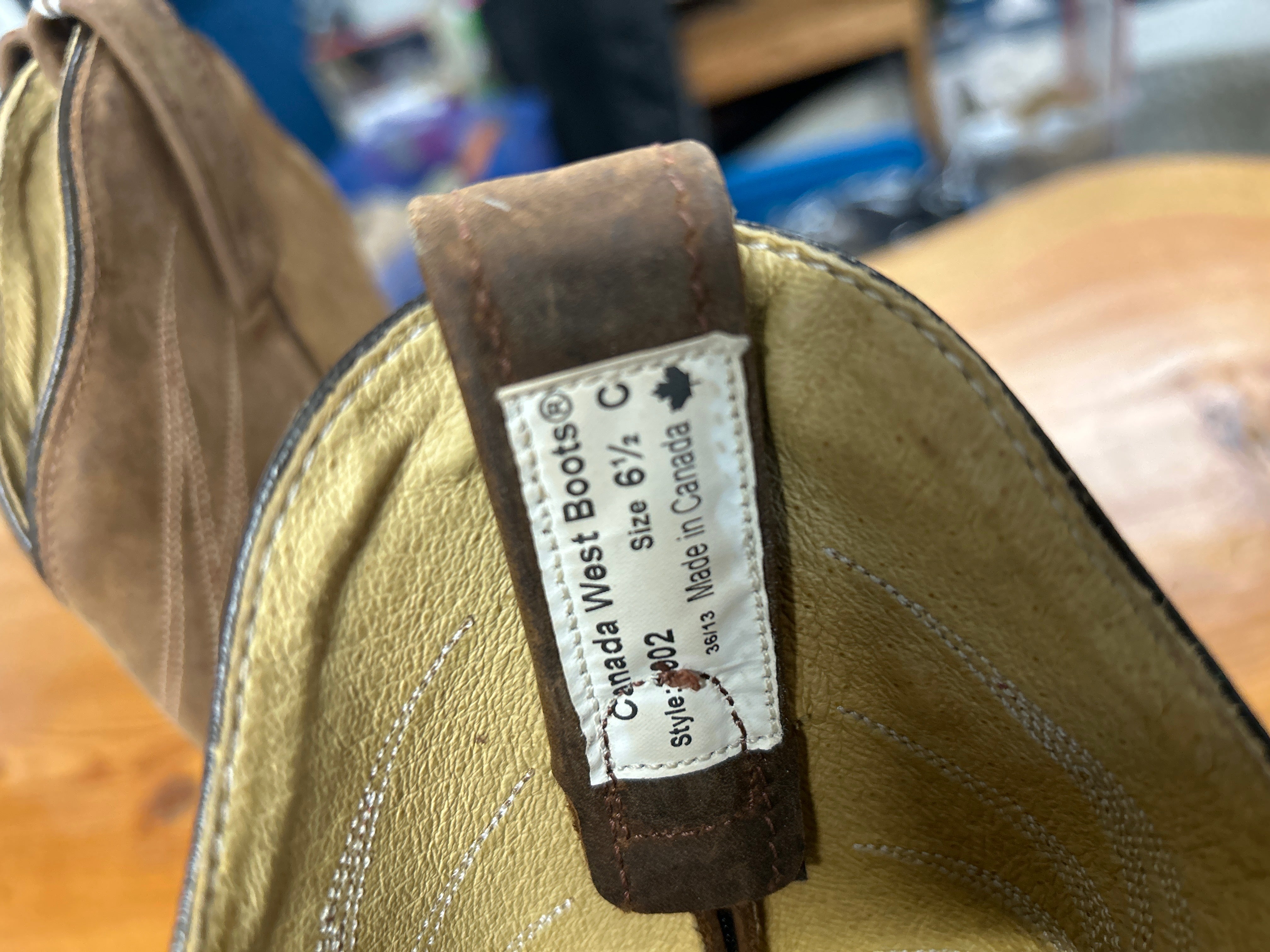 Canada West Cowboy Boots 6.5