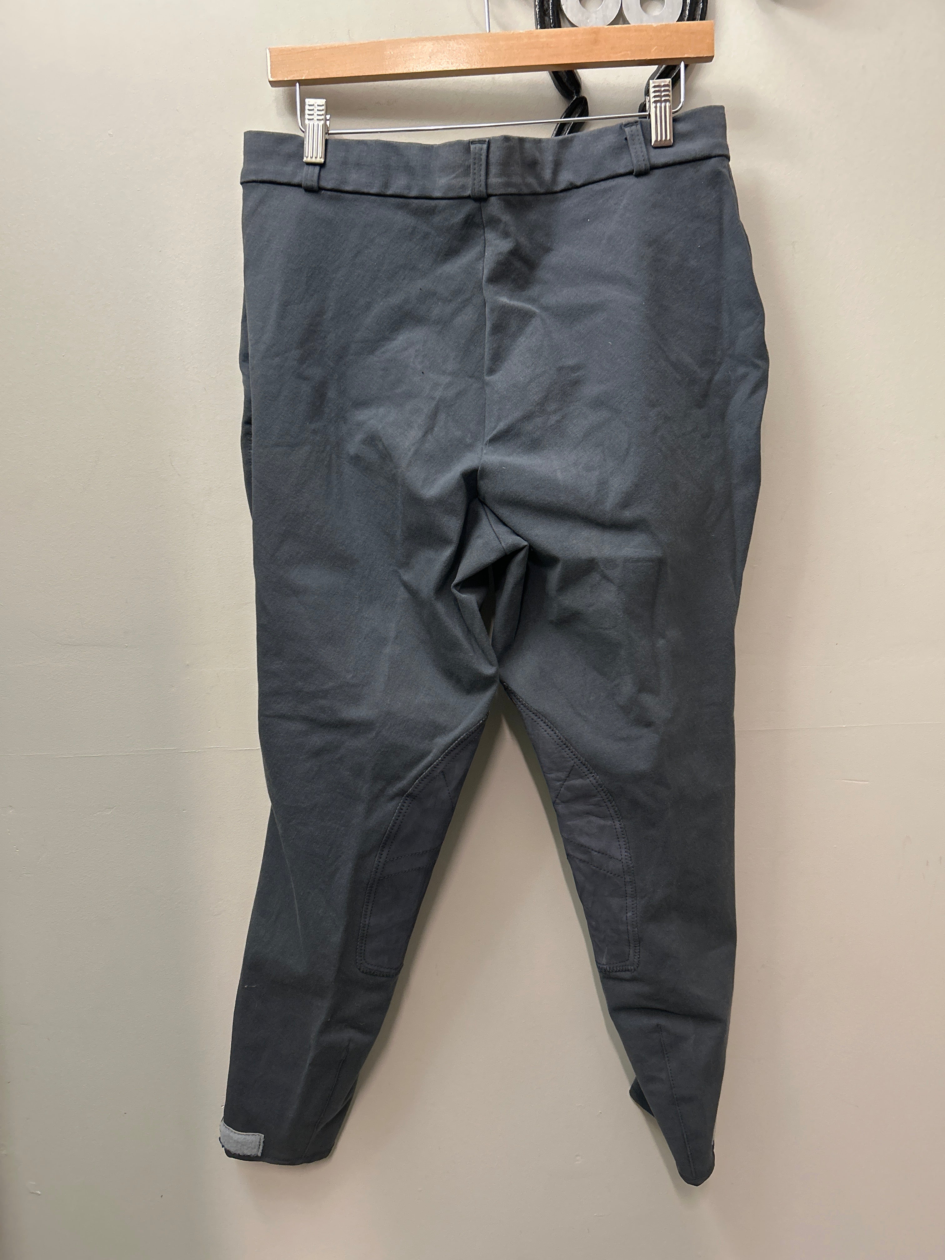 Arista Grey Knee Patch Breeches 34R