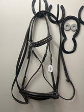 Load image into Gallery viewer, Rocky Creek Hill Brown Bitless Bridle with Reins
