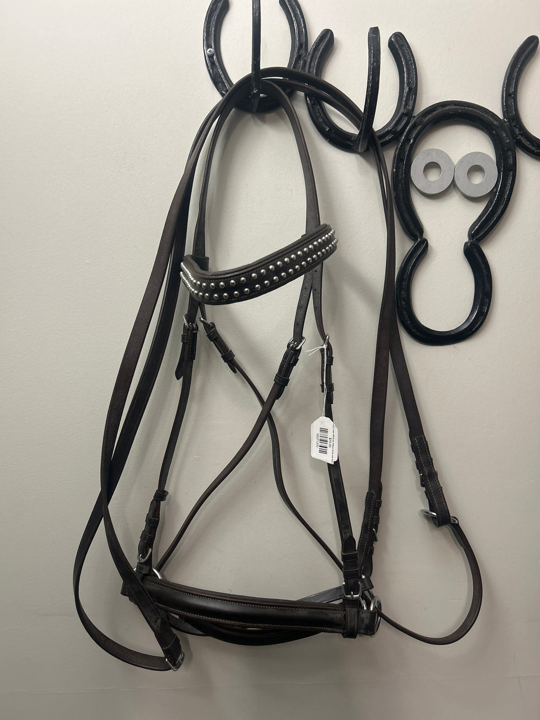 Rocky Creek Hill Brown Bitless Bridle with Reins