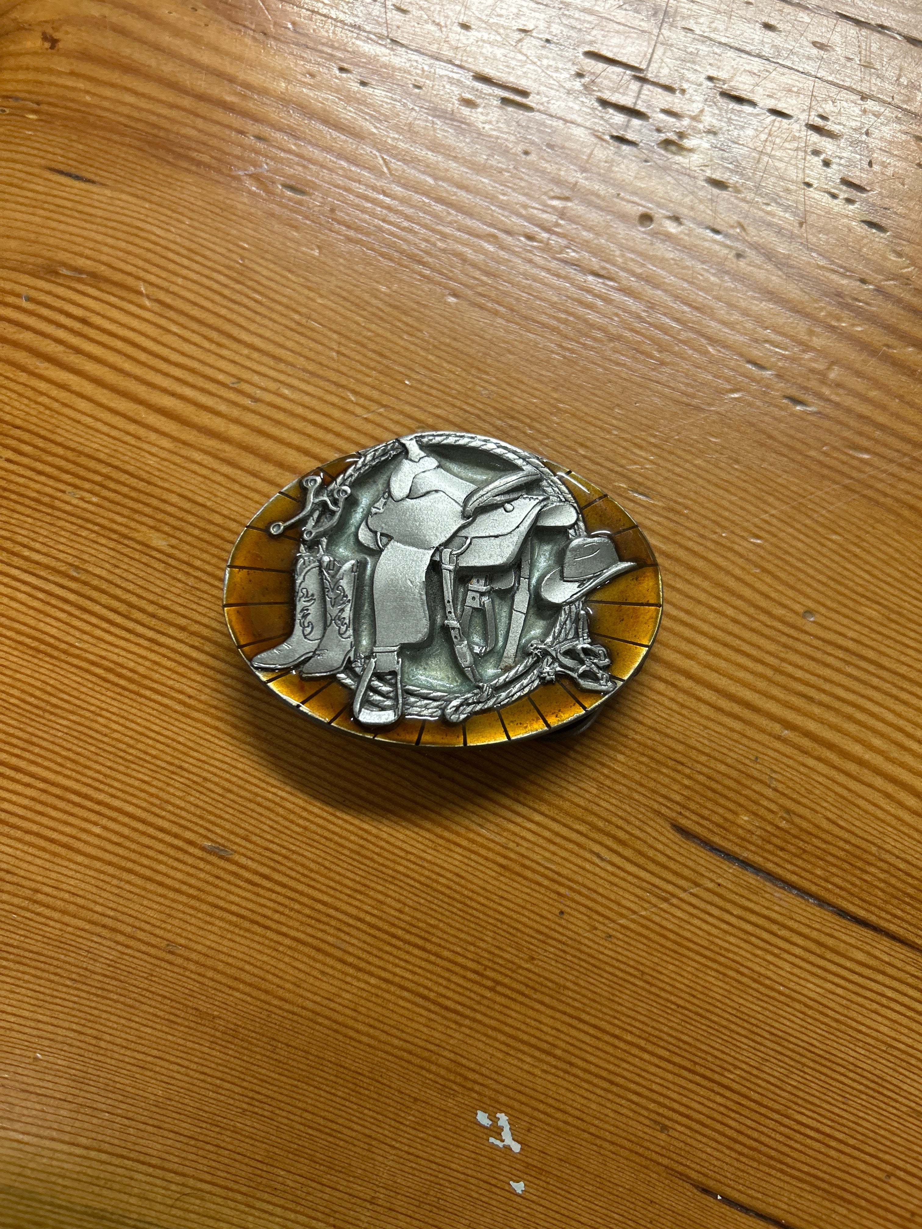 Western Tack Belt Buckle