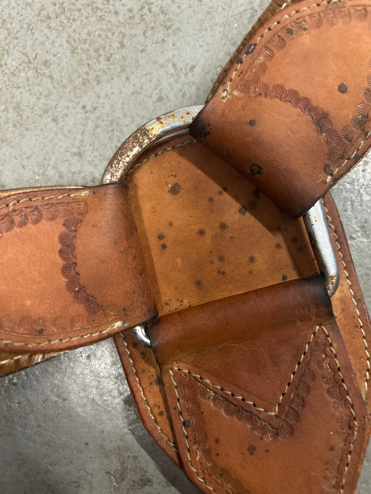Cowhide Western Breastplate