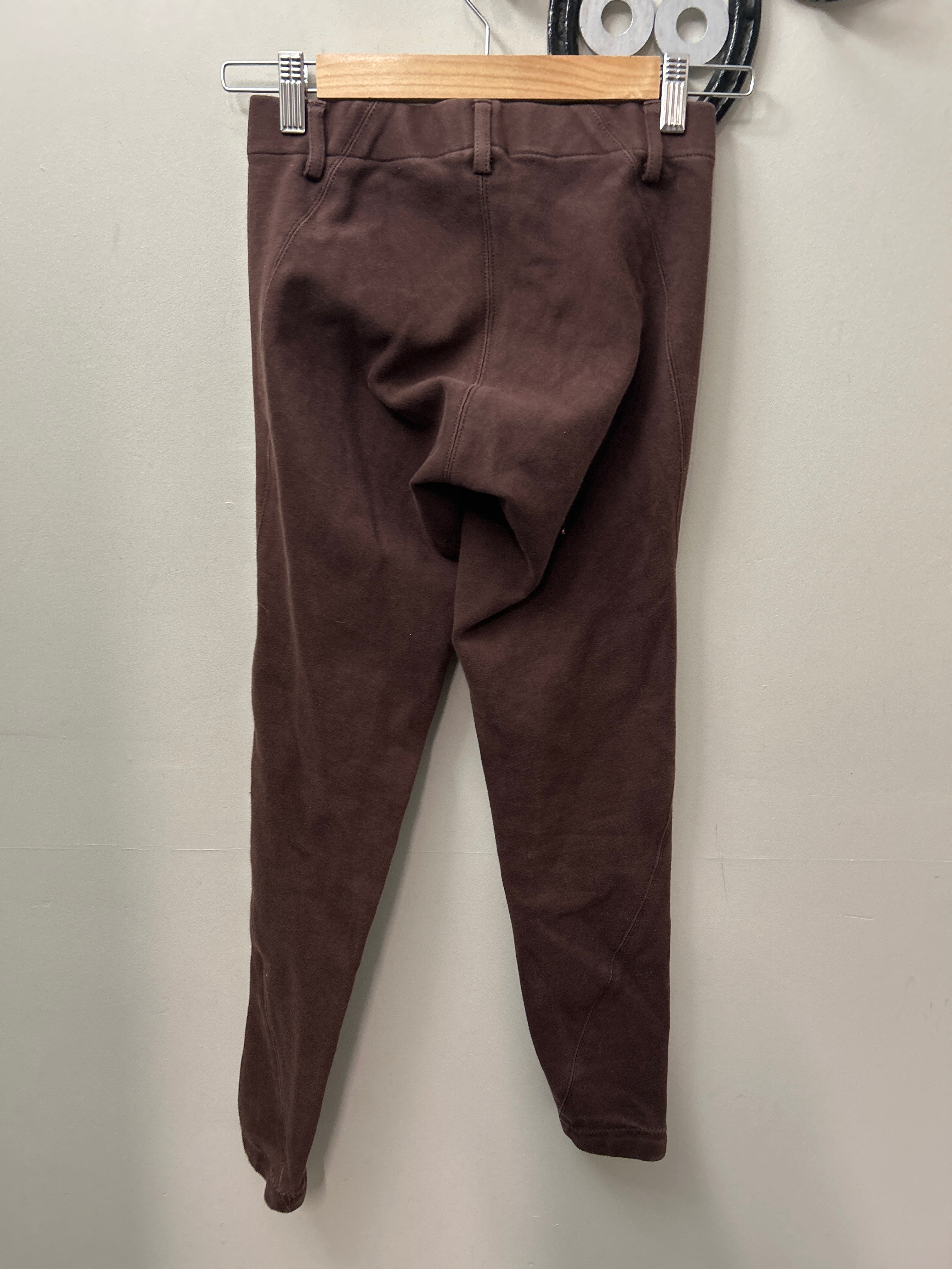 Elation Chocolate Pull On Knee Patch Breeches 26