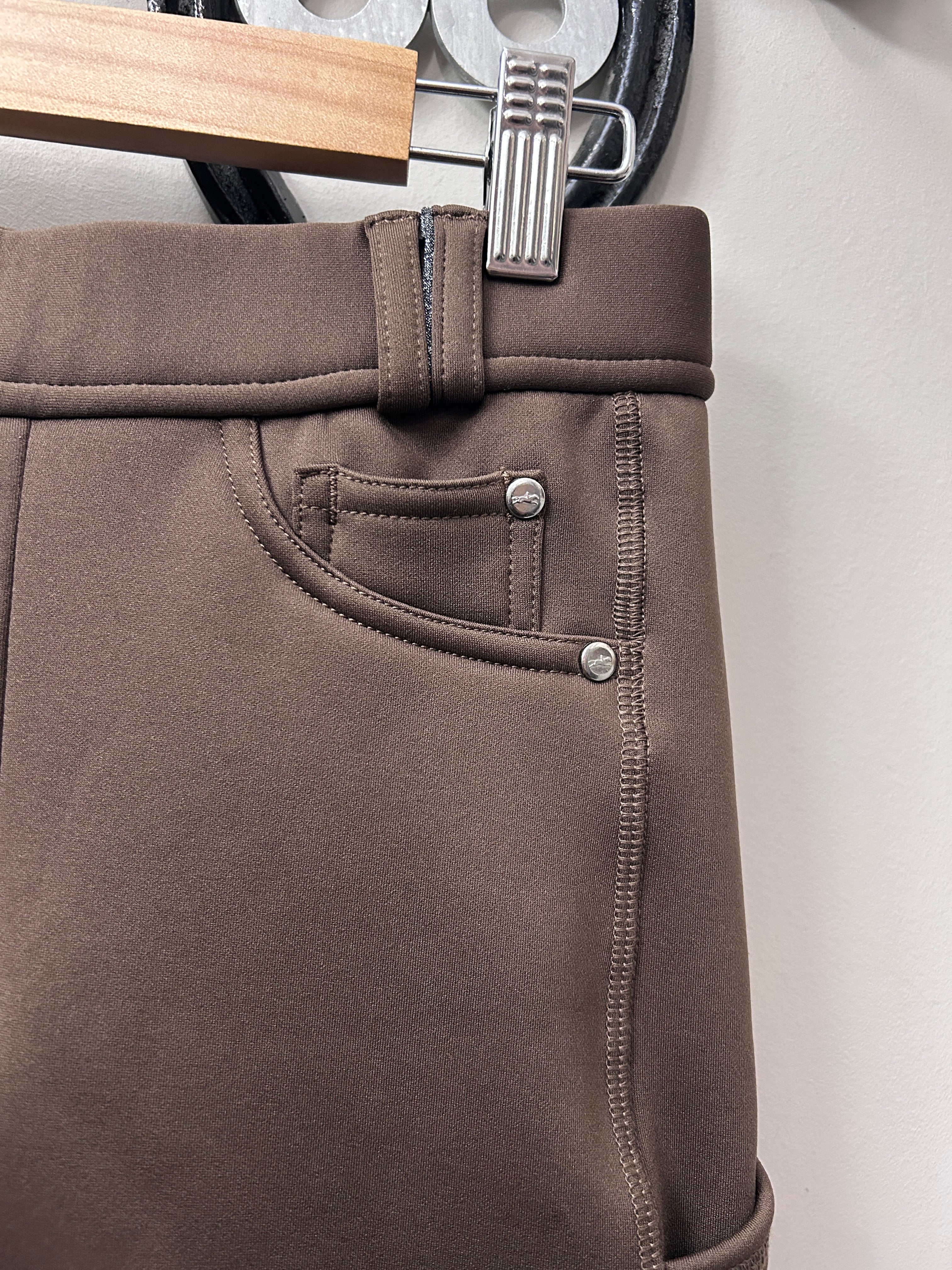 Schockemohle Brown Winter Riding Tights 24