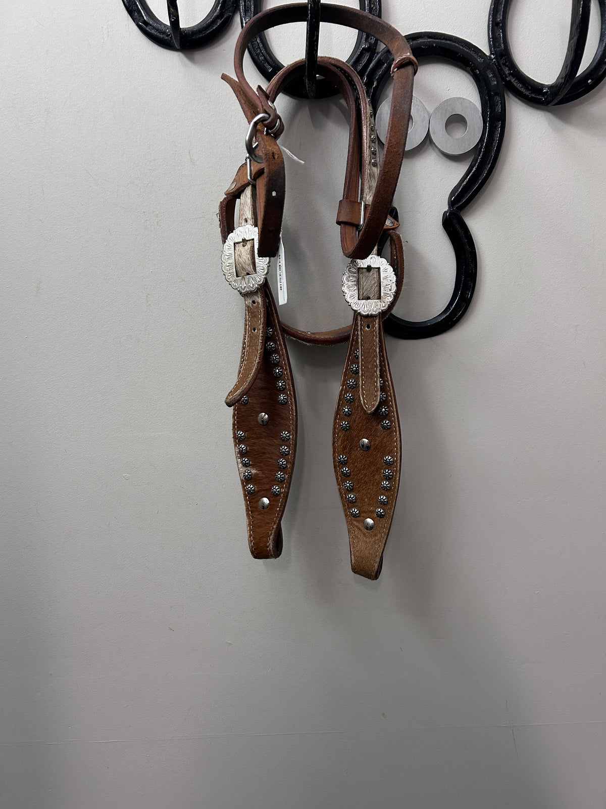 Cowhide Western Headstall