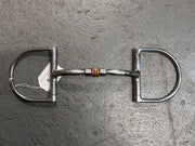 Myler Dee Ring Snaffle with Copper Roller 5"