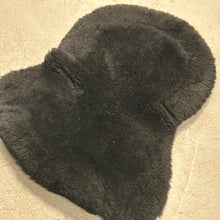 Load image into Gallery viewer, Wool Table Black Sheepskin Half Pad
