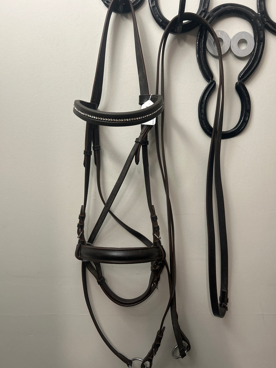 Rocky Creek Hill Brown Bitless Bridle with Reins