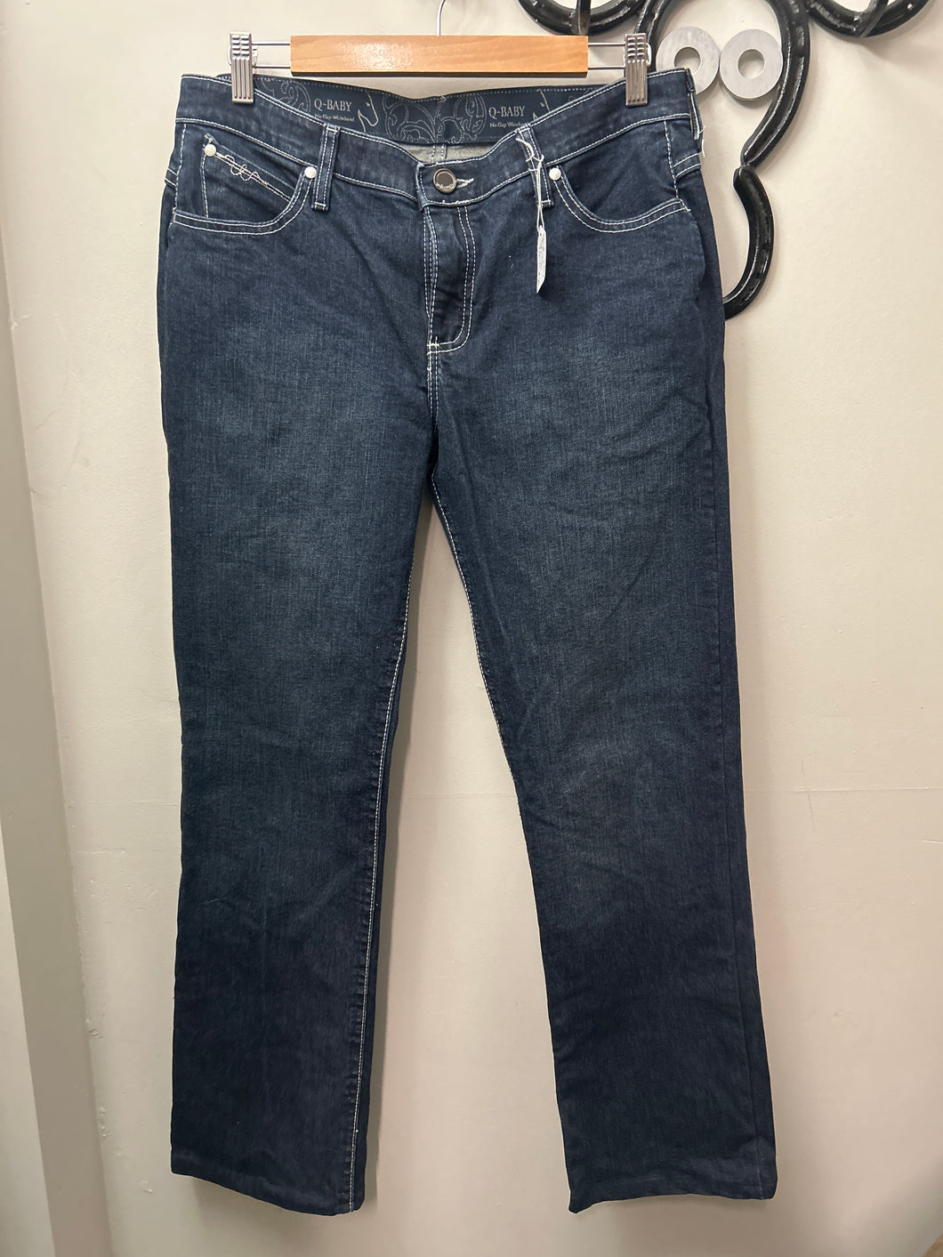 Wrangler Q-Baby Jeans Dark Wash  9/10 x 32