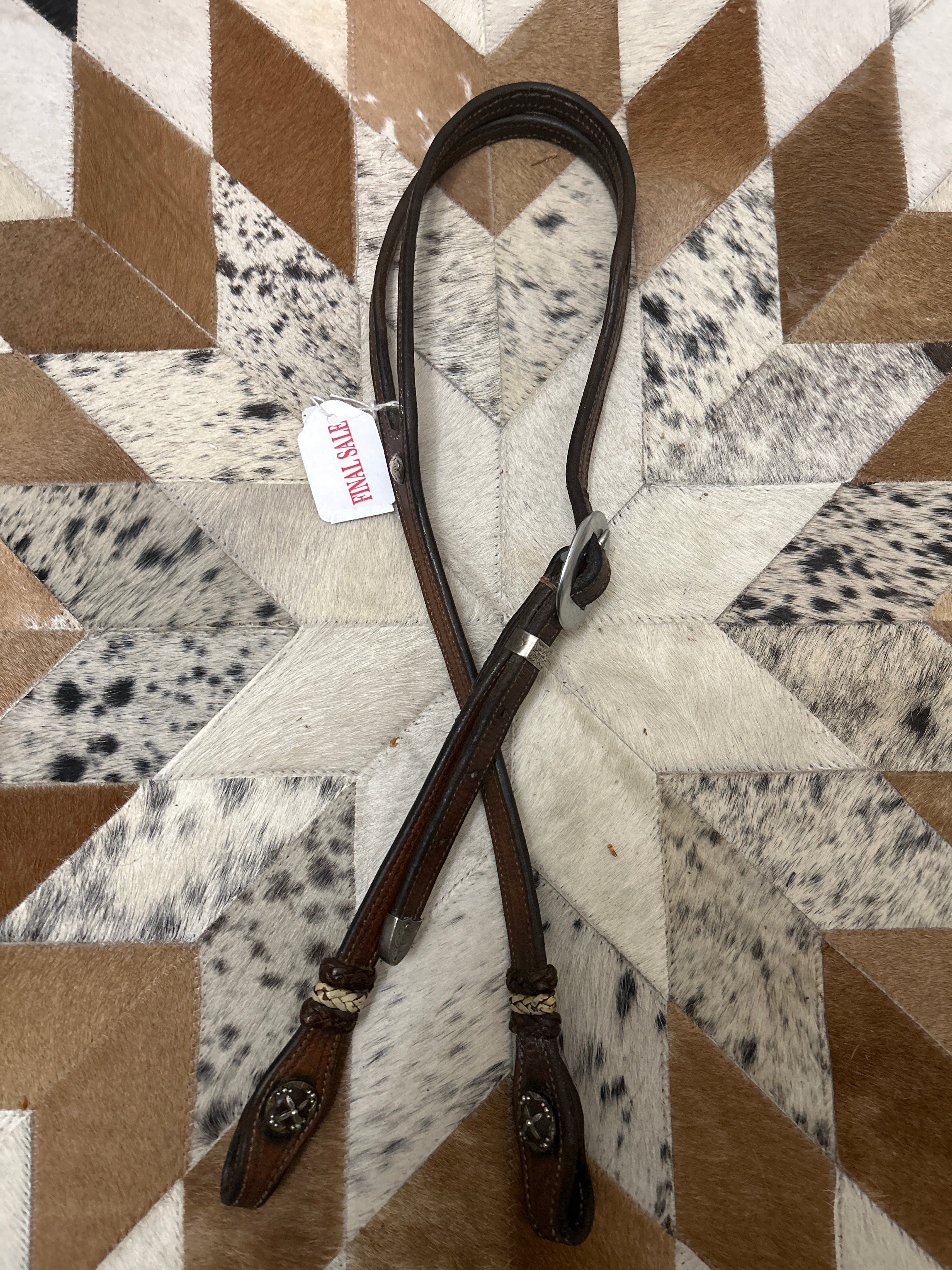 AL PARRAS Western Split Ear Headstall-Western Headstall-Consignment-Evolution Equestrian Co.