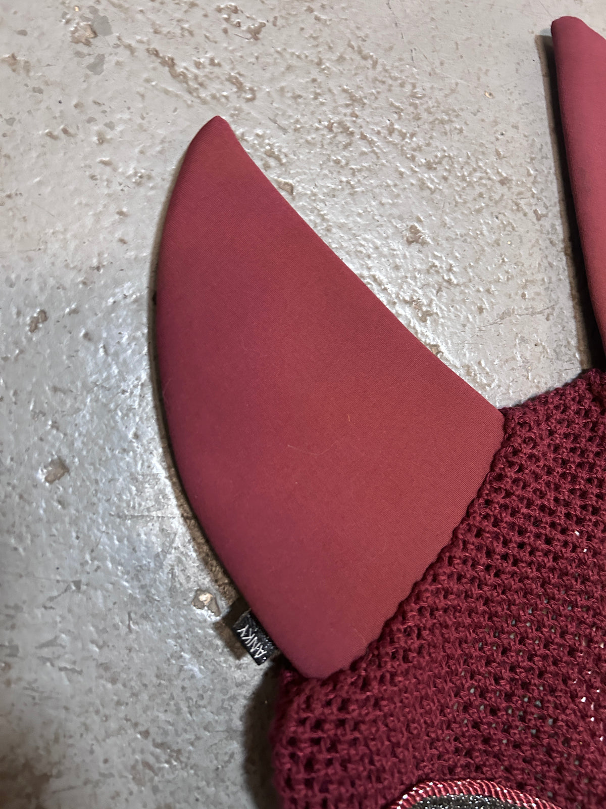 ANKY Soundproof Bonnet Wine-English Tack-Consignment-Evolution Equestrian Co.