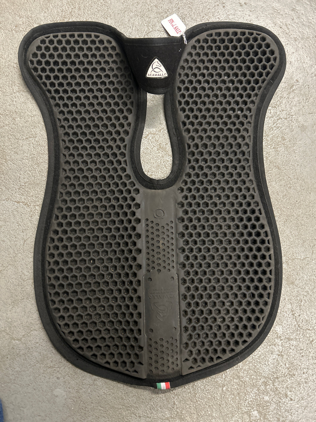 Acavallo Gel HalfPad with Wither Free Design-English Saddle Pad-Consignment-Evolution Equestrian Co.