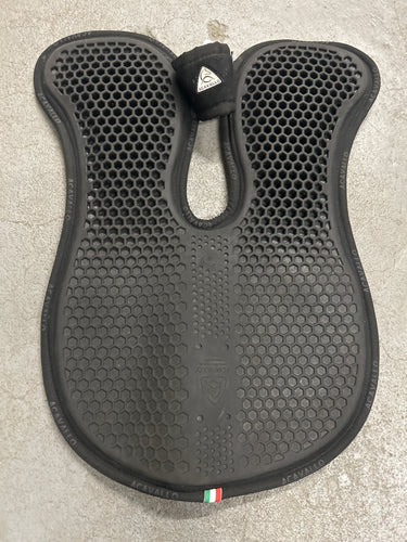 Acavallo Memory Foam Gel Half Pad with Front Riser-English Saddle Pad-Consignment-Evolution Equestrian Co.