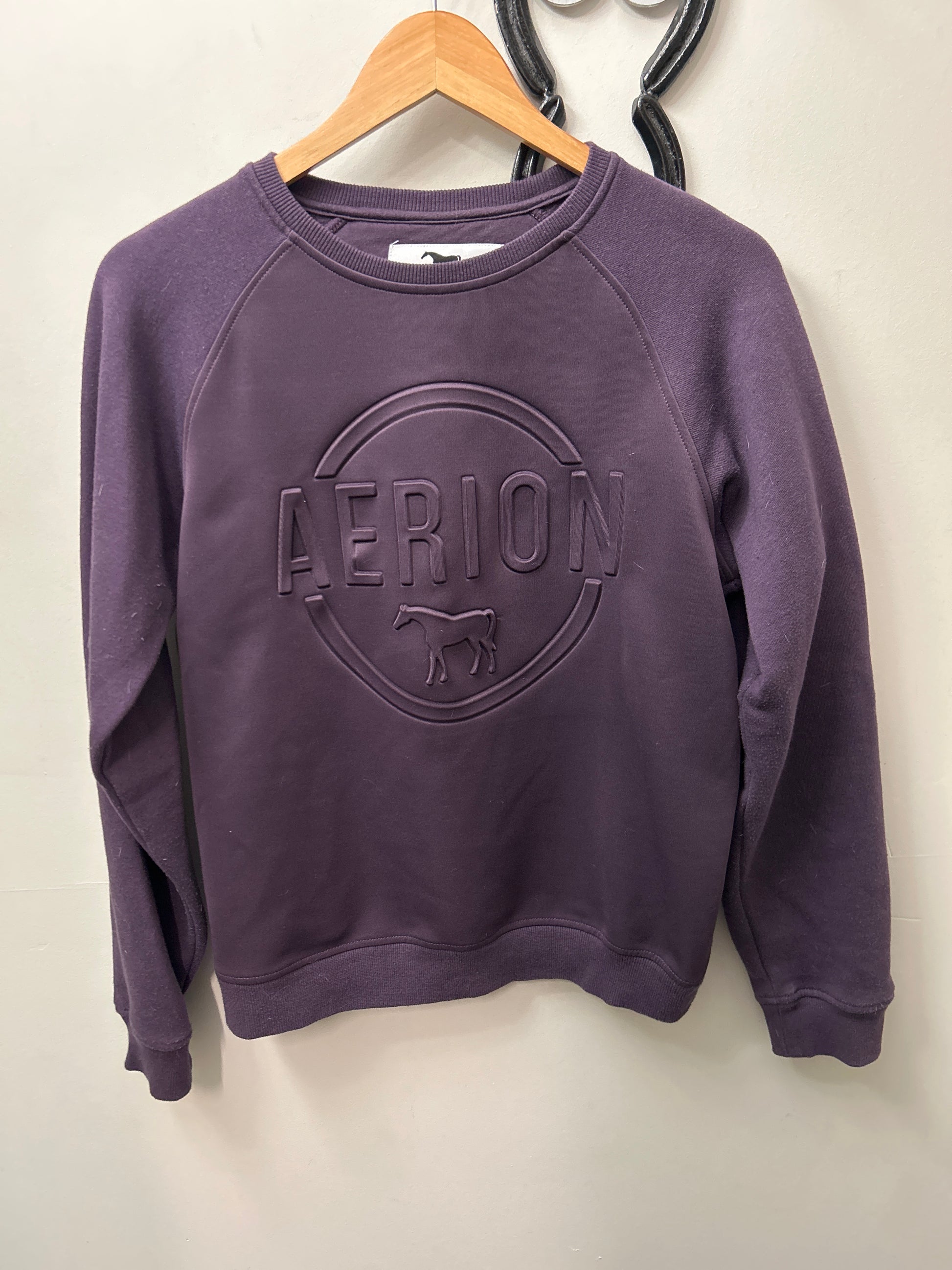 Aerion Purple Sweater Medium-Sweatershirt-Consignment-Evolution Equestrian Co.