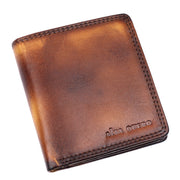 Alta Quero - Genuine Leather Men's Wallet RFID – Tan /Brown (Dual-Tone)-Alta Quero-Evolution Equestrian Co.