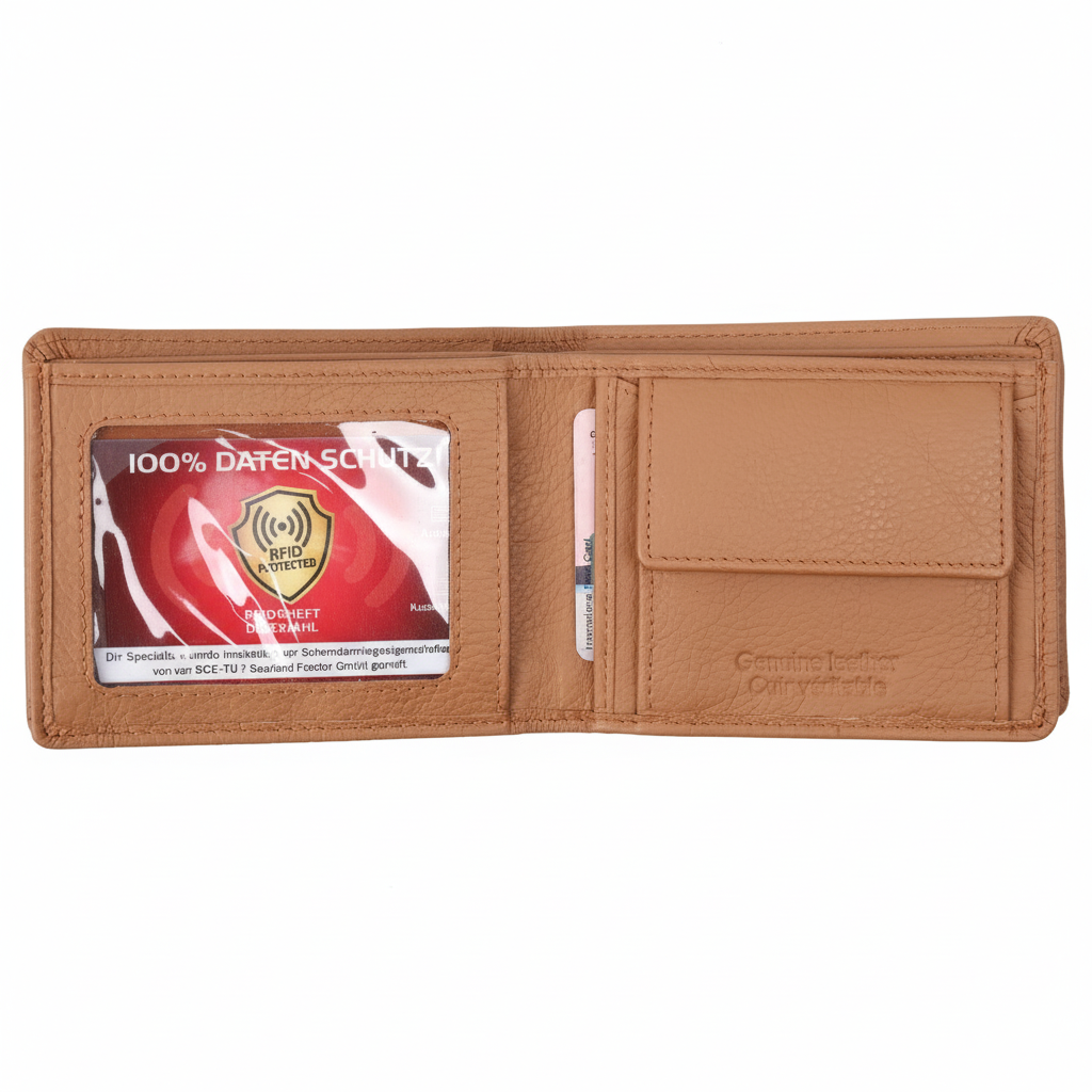 Alta Quero - Genuine Leather Men's Wallet RFID – Tan-Alta Quero-Evolution Equestrian Co.