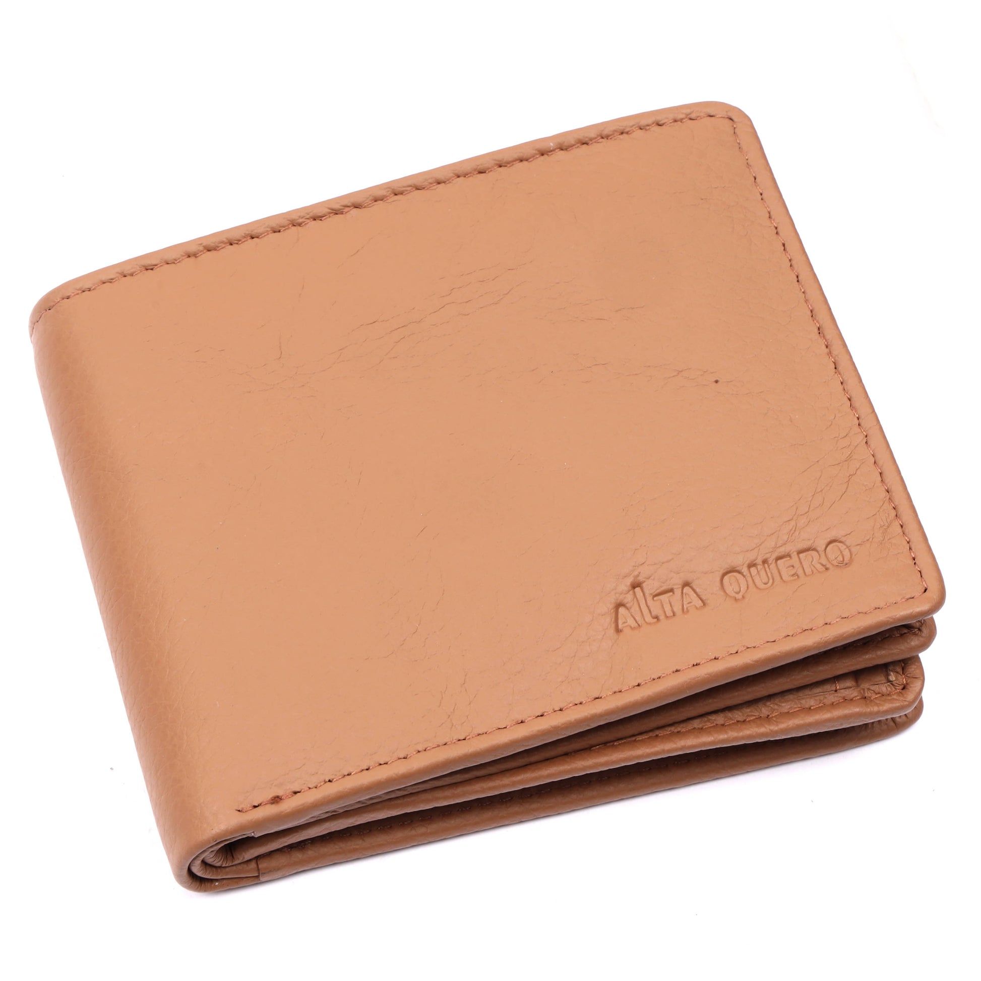 Alta Quero - Genuine Leather Men's Wallet RFID – Tan-Alta Quero-Evolution Equestrian Co.