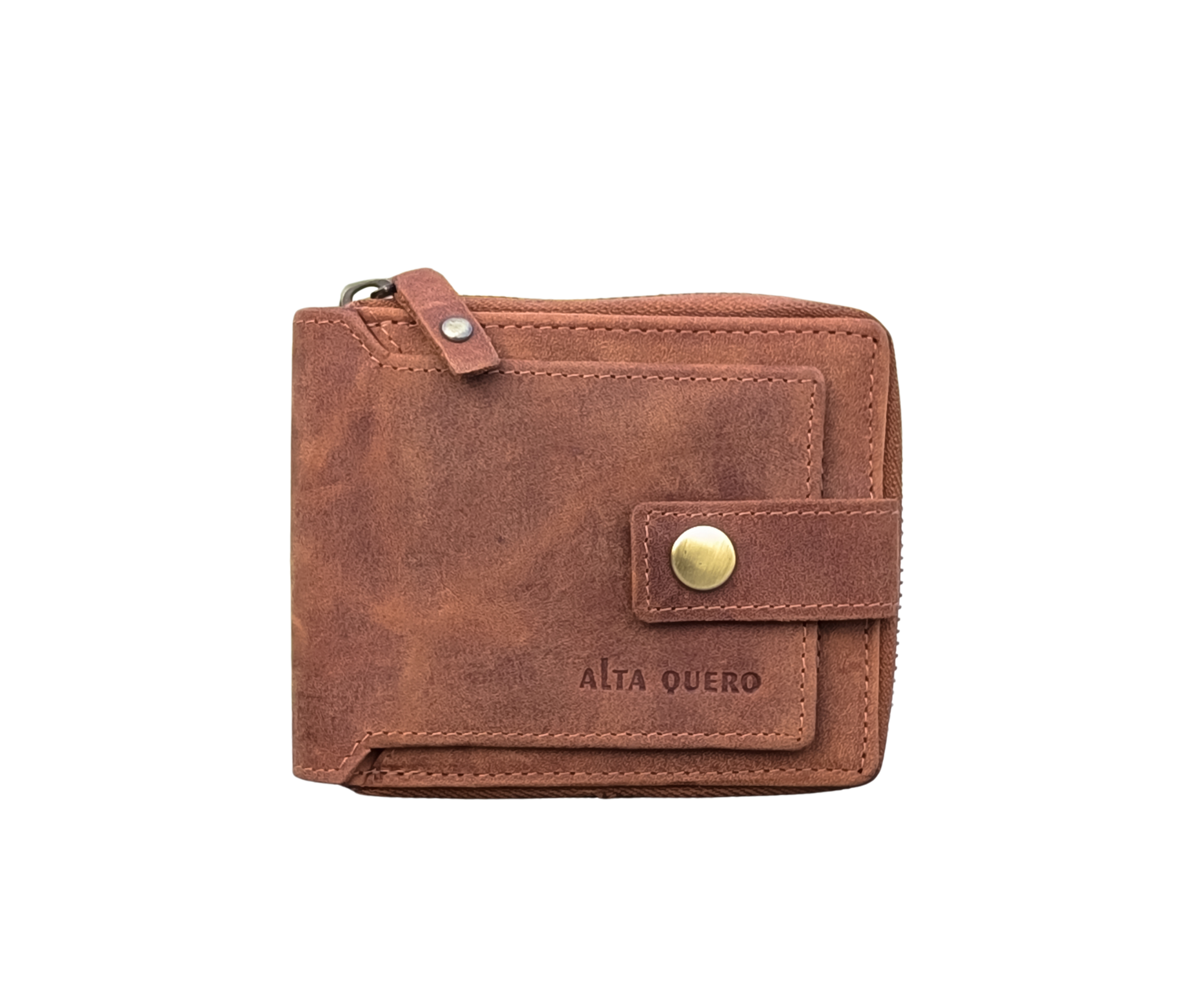 Alta Quero - Genuine Leather Men's Wallet RFID – Tan-Alta Quero-Evolution Equestrian Co.
