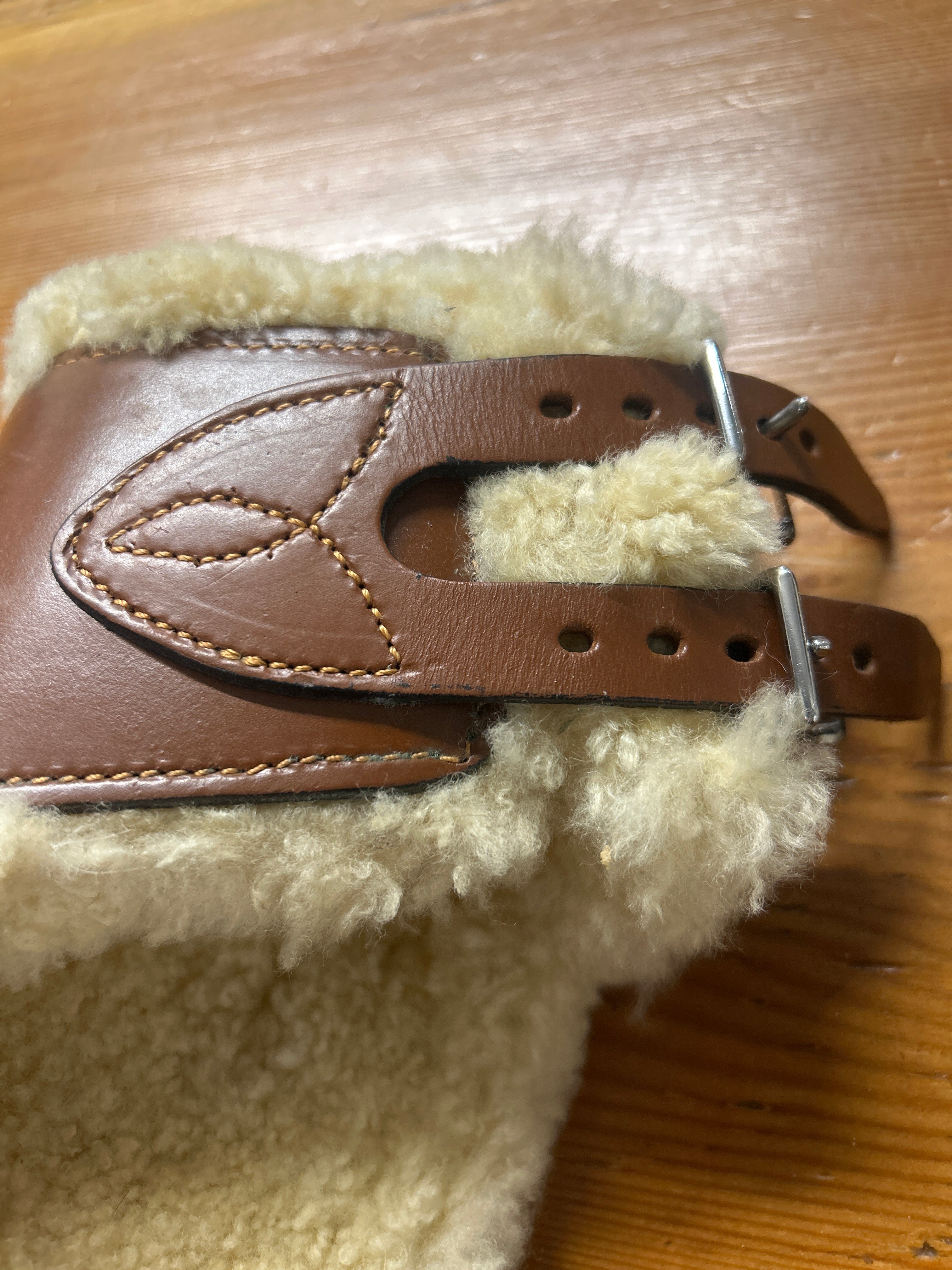 Amerigo Sheepskin Leather Hind Boots-Horse Boots-Consignment-Evolution Equestrian Co.