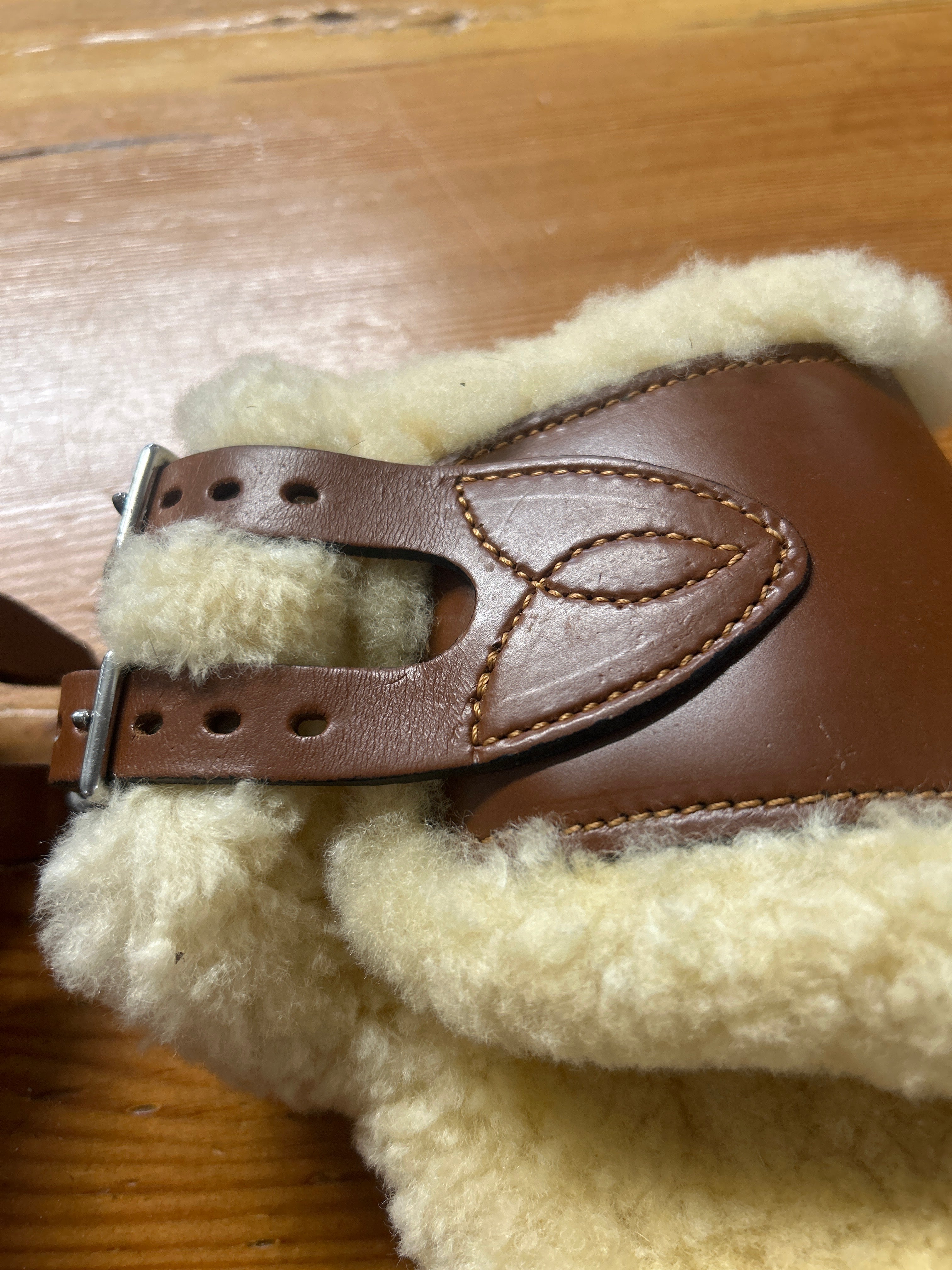 Amerigo Sheepskin Leather Hind Boots-Horse Boots-Consignment-Evolution Equestrian Co.