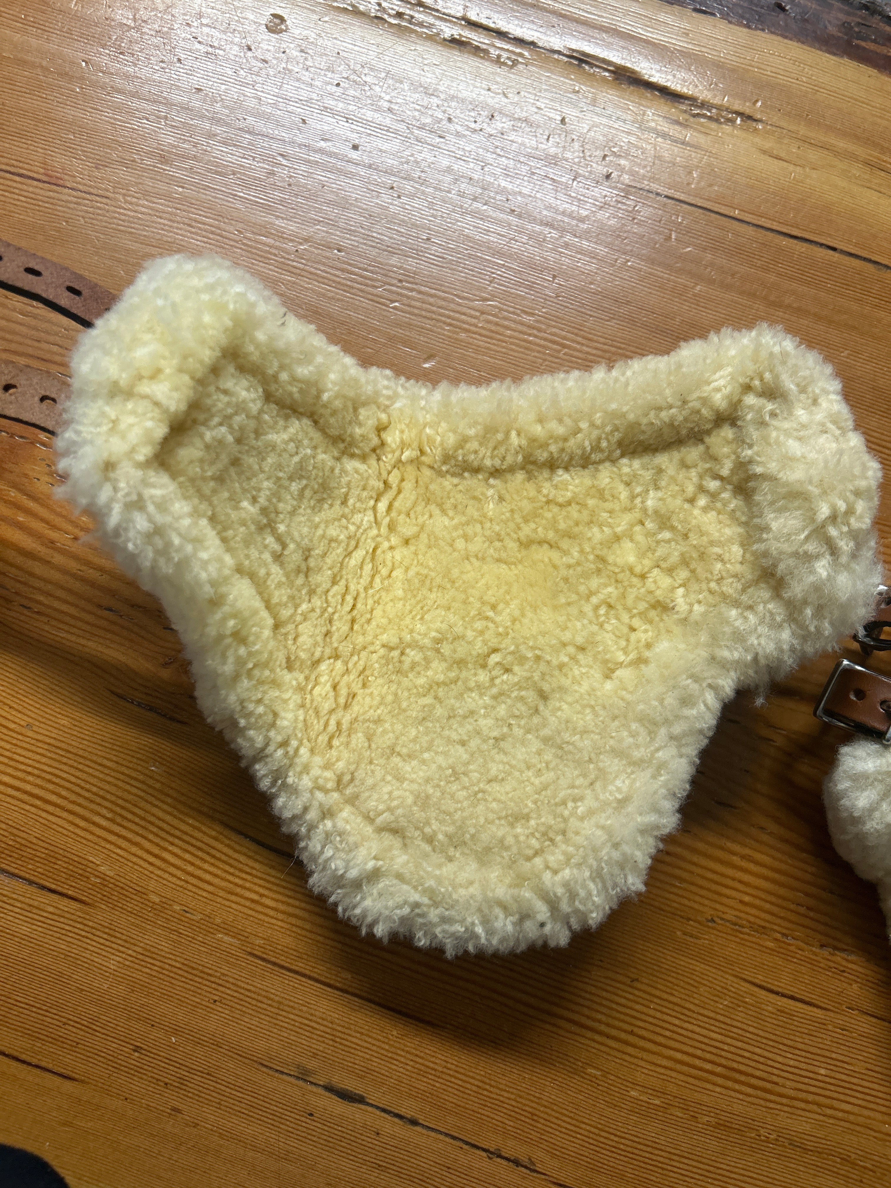 Amerigo Sheepskin Leather Hind Boots-Horse Boots-Consignment-Evolution Equestrian Co.