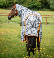 Amigo 3-in-1 CamoFly Fly Sheet Orange/Grey 5'6"/66"-Fly Sheet-Consignment-Evolution Equestrian Co.