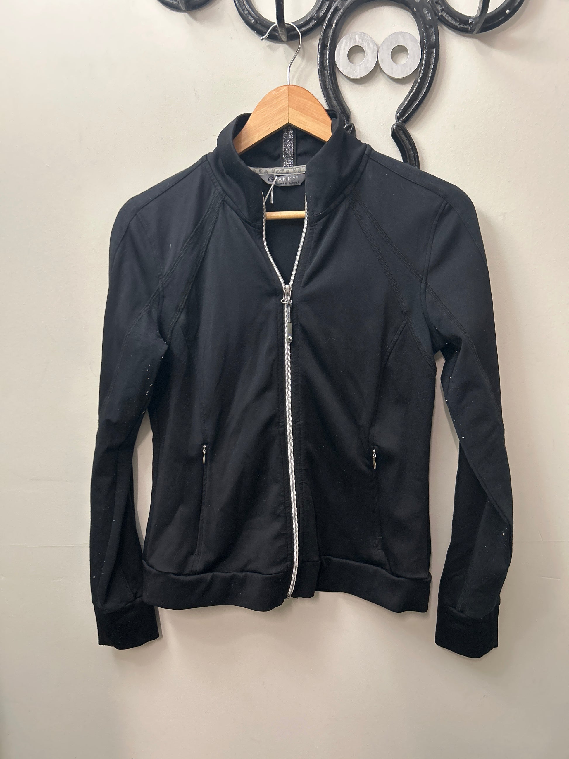 Anky Black Light Weight Jacket Medium-Jacket-Consignment-Evolution Equestrian Co.