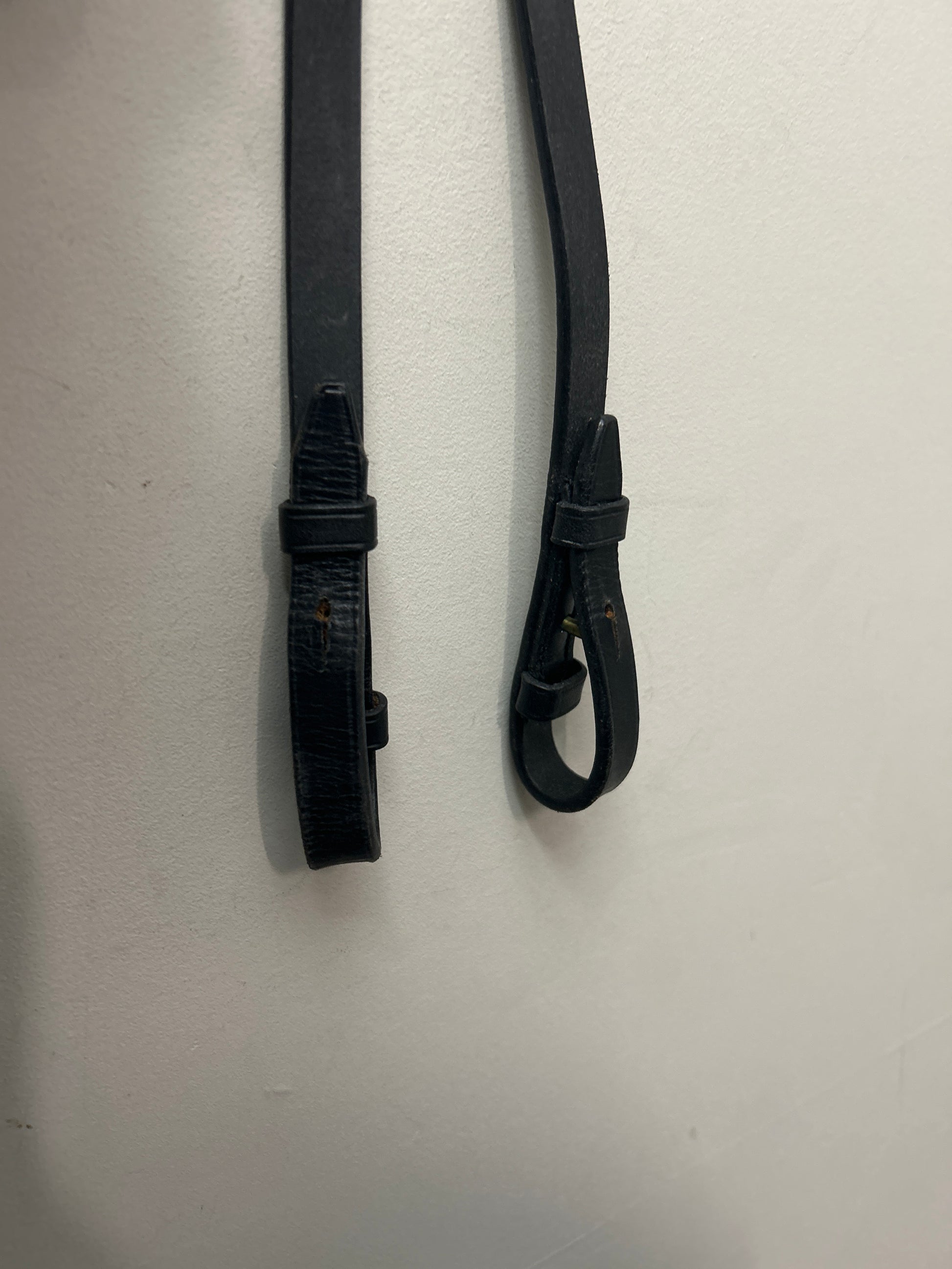 Anky Leather Reins Black-English Reins-Consignment-Evolution Equestrian Co.