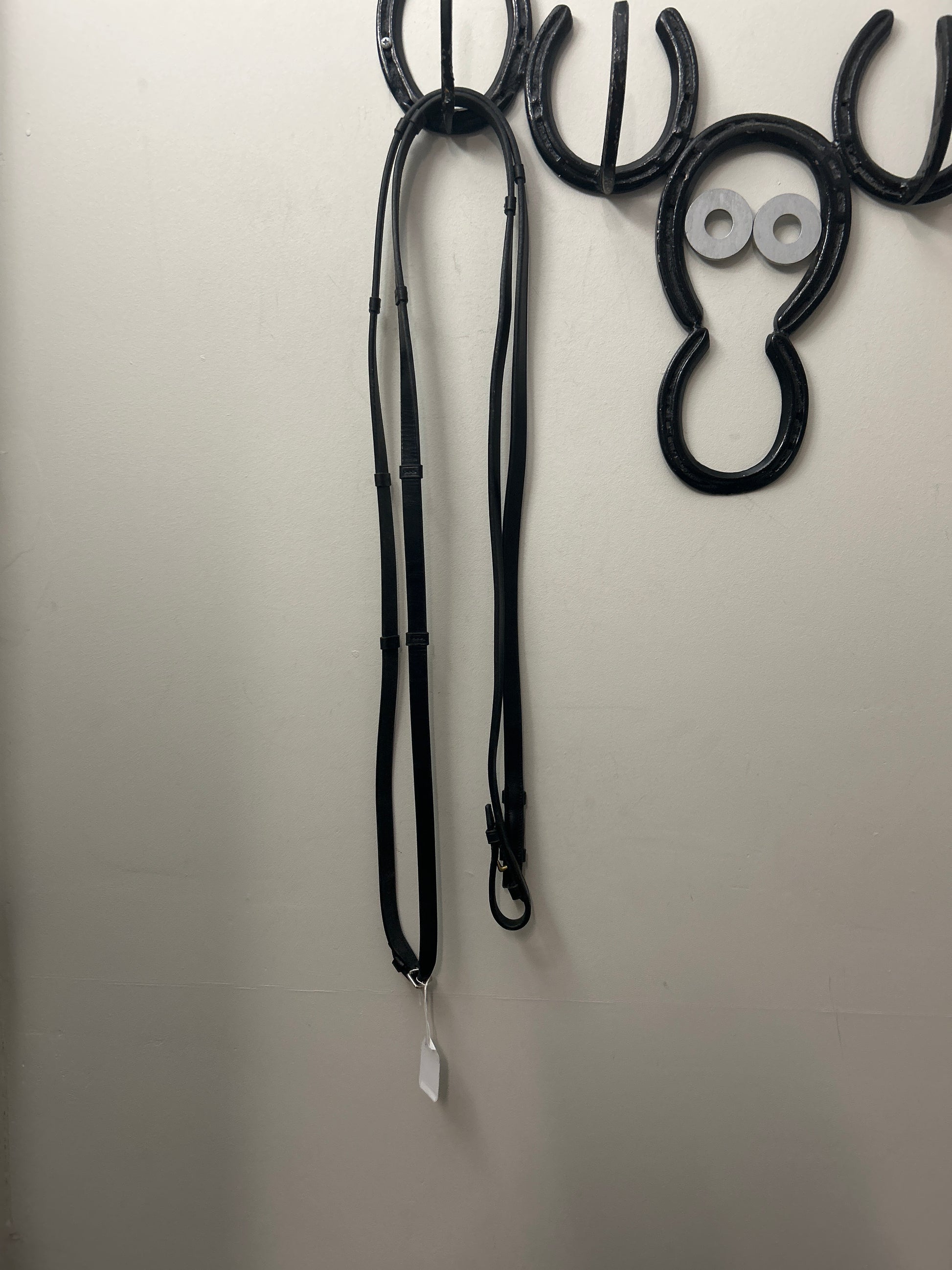 Anky Leather Reins Black-English Reins-Consignment-Evolution Equestrian Co.