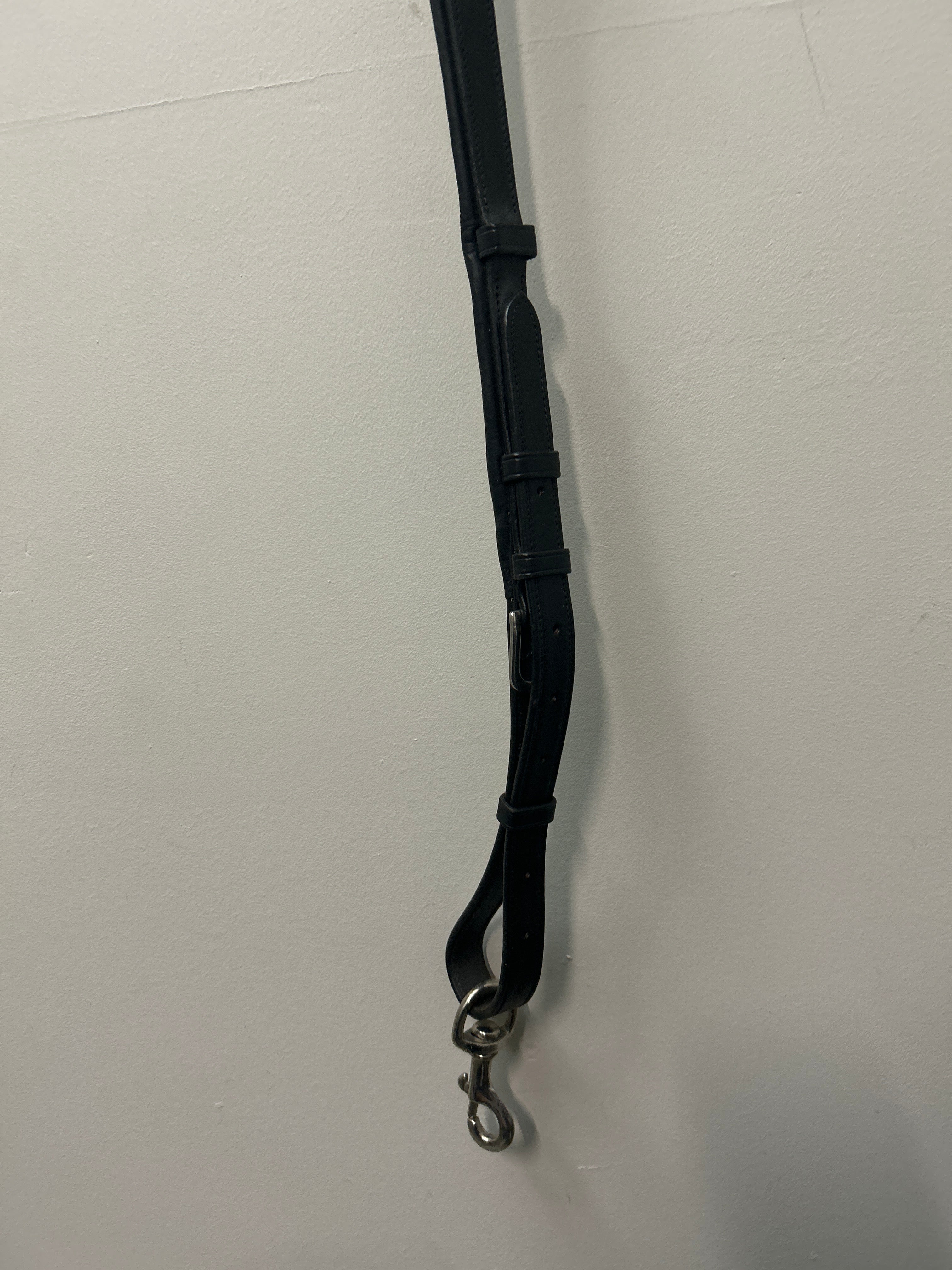 Antares Black Breastplate with Running Martingale-English Accessories-Consignment-Evolution Equestrian Co.