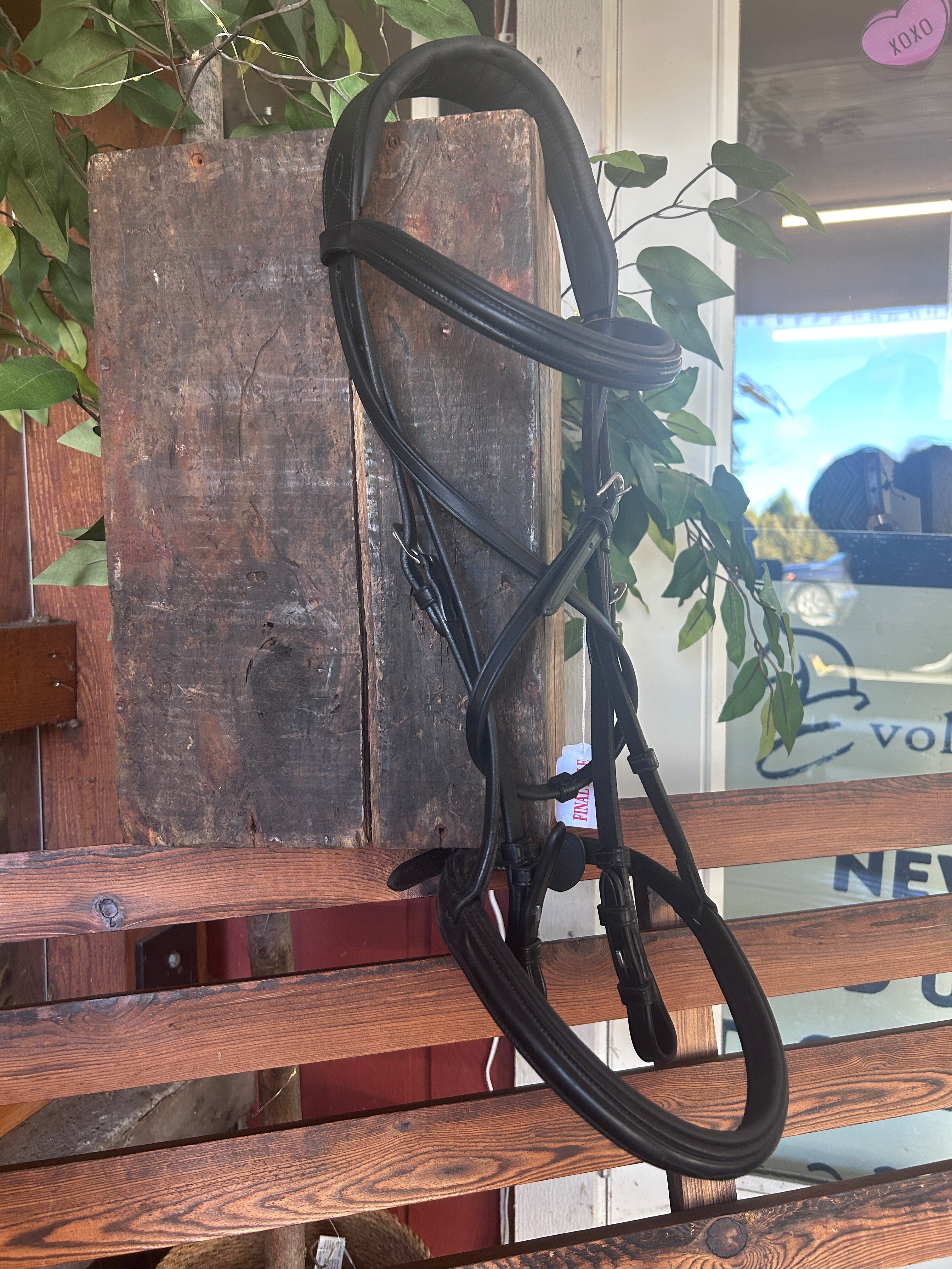 Antares Black Snaffle Bridle with Reins-Bridle-Consignment-Evolution Equestrian Co.